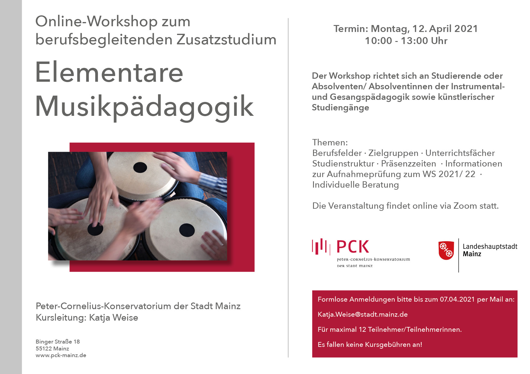 Bild Flyer EMP Zusatzstudium