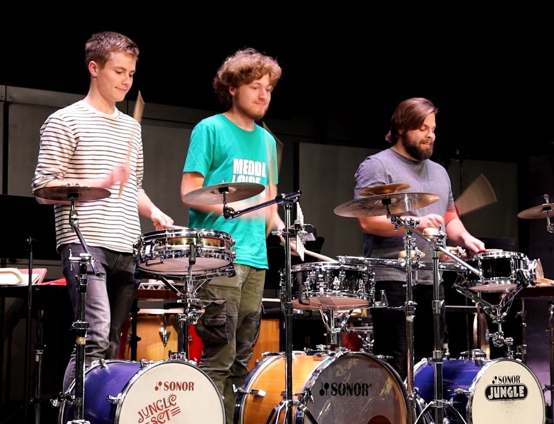 Bild Drei Schlagzeuger